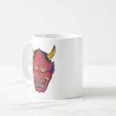 般若の面 コーヒーマグカップ (正面左)