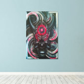 般若マスク キャンバスプリント (インサイチュ (ウッドフロア))