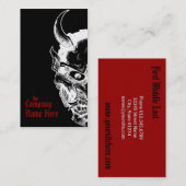 般若マスク 名刺 (正面/裏面)