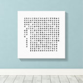 般若心経 - Heart Sutra - キャンバスプリント (インサイチュ (ウッドフロア))