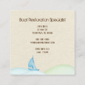 舵航海のと羅針盤業務 スクエア名刺 (裏面)