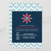 舵輪の招待状 招待状 (正面/裏面)