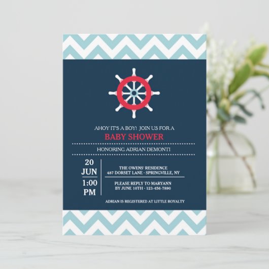 舵輪の招待状 招待状 (スタンド正面)