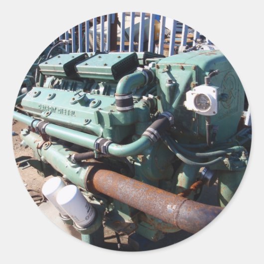 舶用ディーゼルエンジン ラウンドシール (正面)