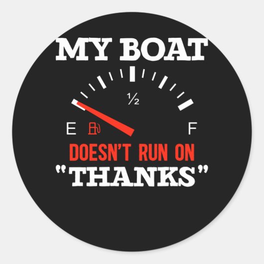 船おもしろいをボートに乗せ走てい感謝している ラウンドシール (正面)