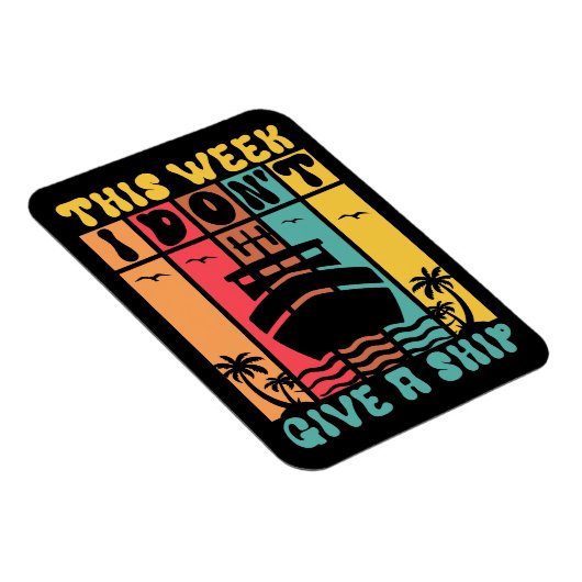 船おもしろいを旅せ与えない巡航船 マグネット (右側)