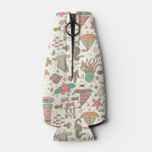 船おもしろい付き夏の模様 ボトルクーラー (裏面)