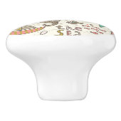 船おもしろい付夏模様 セラミックノブ (側面)