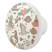 船おもしろい付夏模様 セラミックノブ (右)