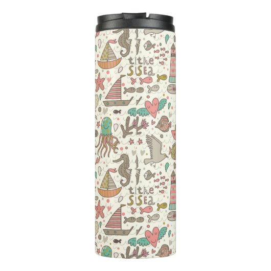 船おもしろい付夏模様 タンブラー (裏面)