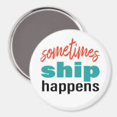 船おもしろい室ドアマーカークルーズ マグネット (正面/裏面)