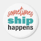 船おもしろい室ドアマーカークルーズ マグネット (正面)