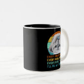 船おもしろい整備士船主海技士 ツートーンマグカップ (正面右)