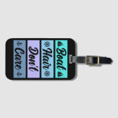 船おもしろい毛はクルーズ気に船 ラゲッジタグ (正面横)