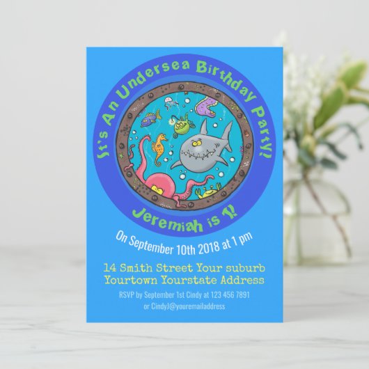 船おもしろい港の穴の漫画 招待状 (スタンド正面)