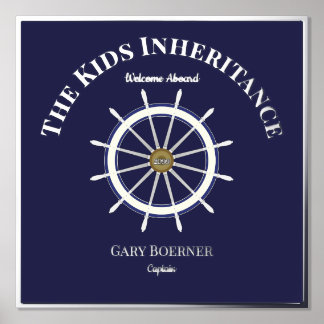 船おもしろい船のホイル文字へようこそ 箔ポスター