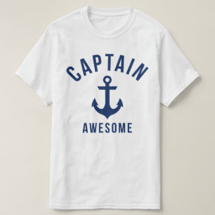 船おもしろい長のシ笑わされるャツ Tシャツ