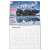 船および帆 カレンダー (1月 2026)