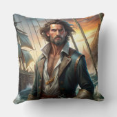 船からの海賊 クッション (裏面)