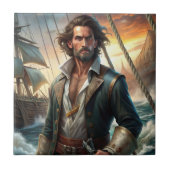 船からの海賊 タイル (正面)