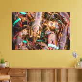 船から出て大60x39 1.5インチ独身の、 キャンバスプリント (インサイチュ (リビング))