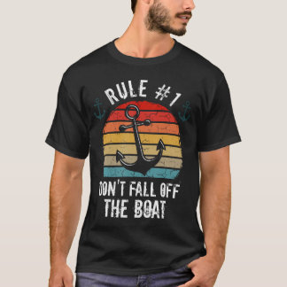 船から落ちないで 船舶 航行 船長 ポン Tシャツ