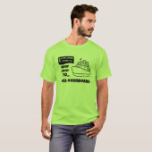 船から落ちる可能性大のクルーズTシャツ Tシャツ (正面フル)
