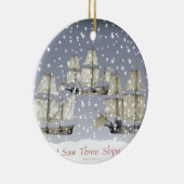 船が三艘見えた セラミックオーナメント (右)