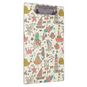 船が付いているおもしろいな夏パターン クリップボード (右)