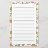 船が付いているおもしろいな夏パターン 便箋 (正面)