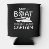 船が救船に乗って船頭に浮かぶ 缶クーラー (正面)