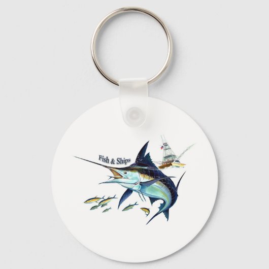 船で釣る キーホルダー (正面)