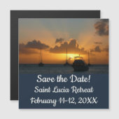 船と日没トロピカルシースケープザデイト (正面/裏面)