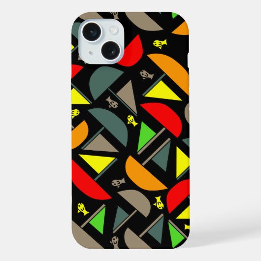 船と魚 iPhoneケース (裏面)