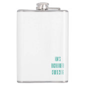 船によって直面されるフラスコ、バチェロレッテの週末を得よう フラスク (裏面)