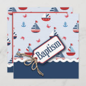 船に乗って！ 洗礼広場2 招待状 (正面/裏面)