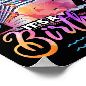 船に乗る誕生日旅行休暇 ポスター (角)