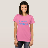 船に何も投げ出さない Tシャツ (正面フル)