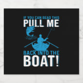 船に戻るフィッシャーの贈り物 スパークリングワインラベル (シングルラベル)