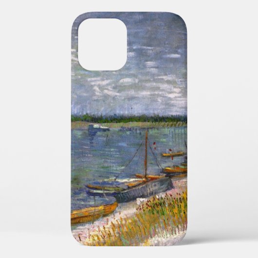 船のある川 by ヴィンセント・ヴァン・ゴッホ Case-Mate iPhoneケース (裏面)