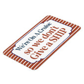 船のおもしろい客室ドアマーカーのクルーズサイン マグネット (左側)