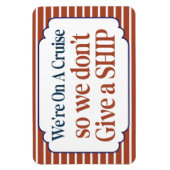 船のおもしろい客室ドアマーカーのクルーズサイン マグネット (縦)