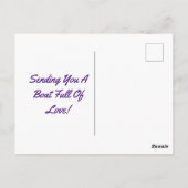 船のはがきのキュピッド ポストカード (裏面)