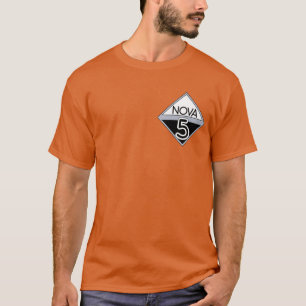 船のクルー/ Nova 5 -クラシック宇宙船Tシャツ Tシャツ
