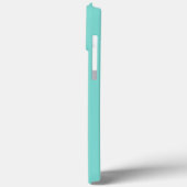船のネームプレート,錨,ロープ,ミントグリーン Case-Mate iPhoneケース (裏面 / 左)