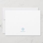 船のハンドル 招待状 (裏面)