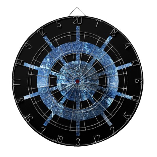 船のヘルムラストメタル ダーツボード (正面)
