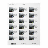 船のラベルに本虫 ラベル (フルシート)