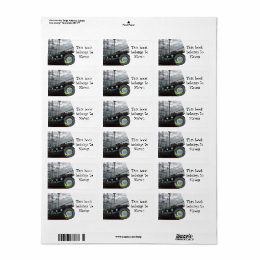 船のラベルに本虫 ラベル (フルシート)