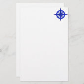 船のロゴ: 静止したPrometheusの上昇的なコンパス 便箋 (正面/裏面)